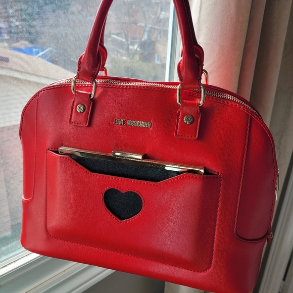 Love Moschino Red Satchel - Picture 2 of 4
